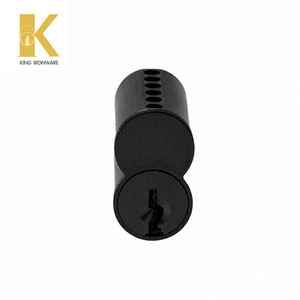 Cilindro de Cerradura de Puerta de Latón con Múltiples Opciones de Ranura para Llave, Negro Mate, 6 Pines, Ranura Tipo A SFIC, para Seguridad en Edificios Comerciales - Product Image 2