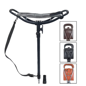 Taburete de caza plegable de cuero genuino, trípode, taburete de camping, proveedor mayorista OEM, muebles de exterior de alta calidad para exportación en venta - Product Image 6