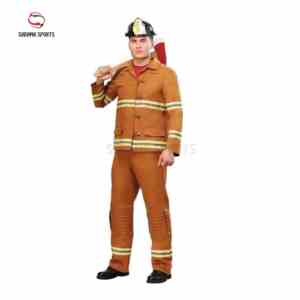 Combinaisons de pompier de qualité supérieure, doublure en tissu respirant, vêtements de pompier, style veste et pantalon avec caractéristiques de sécurité - Product Image 4