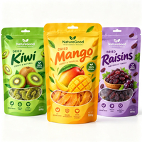 Sachet Doypack Personnalisé Imprimé 250g 500g avec Fermeture Zip de Qualité Alimentaire pour Bonbons, Biscuits au Sucre, Biscuits au Citron et Snacks