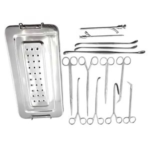 Juego de 25 Instrumentos de Cirugía General, Herramientas para Procedimientos de Colecistectomía, Kit de Disección Quirúrgica, Acero Inoxidable de Grado Médico - Product Image 5