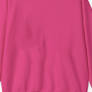 Sweat-shirt oversize premium pour femme en molleton bouclette 100 % coton léger, col rond, logo imprimé en relief, décontracté et respirant - Product Image 5