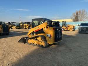 Chargeuse compacte sur chenilles Caterpillar 255 d'occasion à deux vitesses, équipement de construction compact - Product Image 3