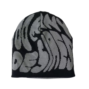 95% Acrylic 5% Spandex 2026 Beanie Custom Logo Color <b>Warm</b> <b>Hat</b> Practical Unisex Winter <b>Hat</b> Cold <b>Hat</b> Jacquard Beanie - Product Image 4