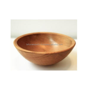 Bol de service en bois de conception fantaisie personnalisé fournitures de décoration de cuisine avec des formes et des tailles uniques pour l'exportation - Product Image 6