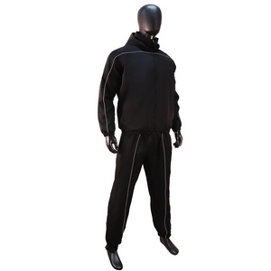 Ensemble de survêtement coupe-vent personnalisé unisexe, veste à fermeture éclair intégrale, coupe-vent et imperméable, survêtement en nylon pour hommes - Product Image 4
