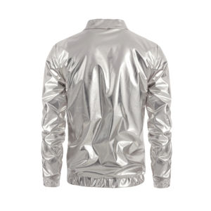 Chaqueta Cortavientos de Lona de Alta Calidad con Logotipo Personalizado, Cuello Alto, para Otoño e Invierno, Unisex, a Prueba de Viento - Product Image 2