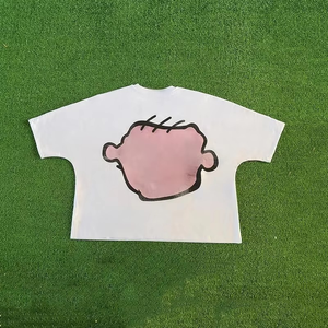 Breathable Bulk Clothes Custom t Shirt Digital Print Short Sleeve High Quality Oversized Boxy t Shirt for Men 100% Cotton - Product Image 6