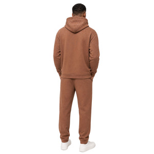 Streetwear Custom Boxy Fit Rhinestone Casual Pullover Hoodies <b>Sweatpants</b> <b>Sets</b> High Quality 100% Cotton Breathable Fitness Wear - Product Image 2