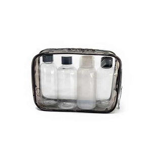 Bolsa de Maquillaje de Viaje con Logotipo Personalizado, Bolsa de Cosméticos de Cuero Pakistaní, Organizador de Maquillaje, Set de Bolsas Portátiles para Almacenamiento de Artículos de Aseo - Product Image 2