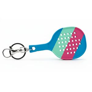 Llavero de Raqueta de Pádel de Alta Calidad, Tamaño Personalizado, Promocional, Duradero, de Goma, con Logotipo Personalizado en Relieve - Product Image 2