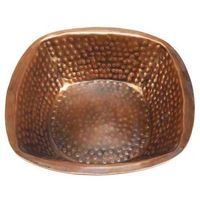 Bol à pédicure en cuivre élégant de la collection Spa, offrant une utilisation confortable et un attrait visuel distinctif fait main