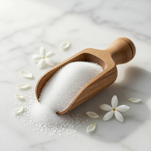 Sel de Bain Naturel Blanc à Grains Fins de l'Himalaya, Minéral Sculpté pour Spa, Thérapie Relaxante, Bain Corporel, Cristal Moderne Doux - Product Image 1