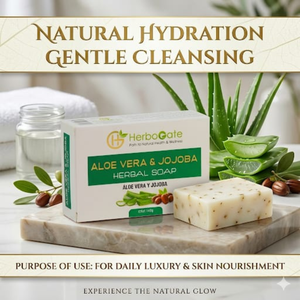 Natural Aloe Vera and Jojoba <b>Soap</b> for Face and Body Hydration Cleansing and Healthy Skin Support Aloe Vera and Jojoba <b>Soap</b> - Product Image 1
