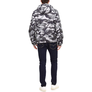 Veste coupe-vent décontractée pour homme, hiver, design patchwork, imperméable, écologique, respirante, taille standard et plus, personnalisable - Product Image 6