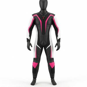 Blouson de moto en cuir unisexe grande taille, imprimé et personnalisé, homologué CE, imperméable et respirant, idéal pour la course estivale - Product Image 1