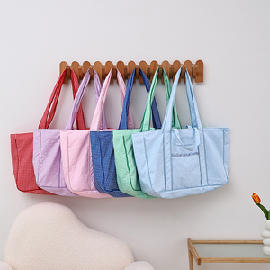 Borse a Tracolla da Donna all'Ingrosso, Borsa da Spiaggia Ric Rac, Borsa Tote Monogrammata a Quadretti - Product Image 1