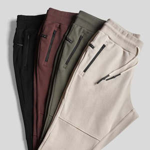 Pantalones Deportivos de Algodón Grueso para Hombre, Estilo Jogger, Desgastados por el Sol, de Alta Calidad, al por Mayor, de Fábrica, OEM - Product Image 1