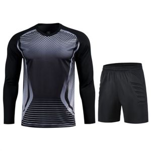 Wholesale Custom Soccer Goalkeeper Set <b>Padded</b> Long Sleeve Jersey and <b>Pants</b> Protective Football Goalie Gear - Product Image 4