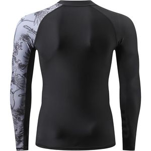 Rash Guard <b>Mens</b> Custom Sublimation MMA BJJ <b>Compression</b> <b>Shirt</b> <b>for</b> Brazilian Jiu Jitsu No Gi Rashguard Quick Dry Gym Training Wear - Product Image 5