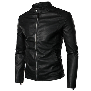 Veste en cuir unisexe, vente en gros, veste en cuir véritable tendance pour hommes - Product Image 2