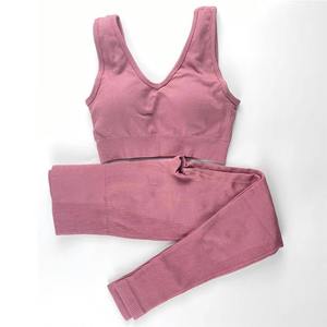 Conjunto Deportivo de Lujo de Alta Calidad, Bra Deportivo y Leggings Personalizados, 3 Piezas, Pantalones, Ropa Deportiva para Mujer, Conjuntos de Yoga para Mujer con Logotipo - Product Image 6