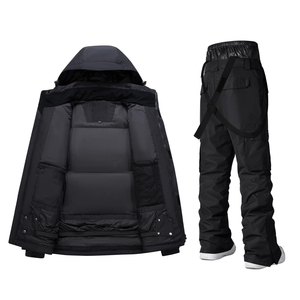 Traje de Esquí de Invierno Hecho a Medida en Fábrica, Chaqueta y Pantalones Impermeables para la Nieve, Conjunto Térmico para Clima Frío, Ropa Deportiva para Snowboard - Product Image 2