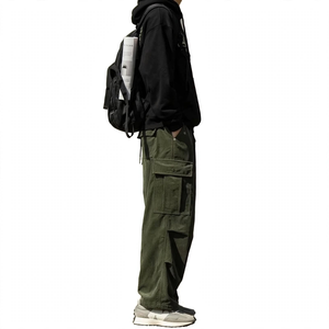 Pantalones Cargo Ligeros para Hombre SPINE CRAFT, Cintura Elástica con Cordón, Múltiples Bolsillos, Estilo Jogger Casual, Ropa de Otoño de Secado Rápido - Product Image 5