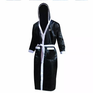 Robe de boxe professionnelle en polyester avec capuche, confortable, respirante, durable, haute qualité, design personnalisé – Meilleur prix, vente chaude - Product Image 1