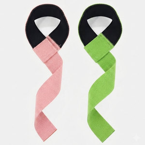 Comfortable Cotton Fabric Weightlifting <b>Straps</b> Palm Support Hand Protection Gear Lightweight Wholesale Cheap Price Wrist <b>Straps</b> - Product Image 2
