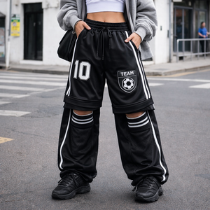 Unique Trend Mid Heavyweight Fleece Wide Leg Trousers for Men Women | Breathable Eco-Friendly | OEM/ODM Manufacturer | <b>Bulk</b> - Product Image 3