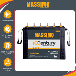 Batería de Plomo-Ácido Tubular Alta MASSIMO 12V 220Ah de Excelente Calidad para Uso Solar e Inversores, Venta al Por Mayor - Product Image 3