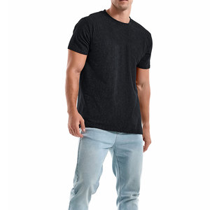 Camiseta Moderna con Cuello Redondo para Hombre, Transpirable, de Alto Rendimiento, para Interiores y Exteriores, Estilo Urbano, Manga Corta - Product Image 6