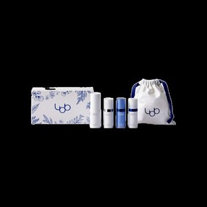 LBB Travel Kit Toner 20ml Cream 10ml Foam Cleanser 10ml Serum 10ml Pouch 130 x 150mm Korean Body Care Gift <b>Set</b> - Product Image 1