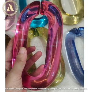 Handcrafted Modern Acrylic Chain Wall Accents Customized Linked Home <b>Decorative</b> Matte Adorable Resin Hanging for Diwali Whole - Product Image 6