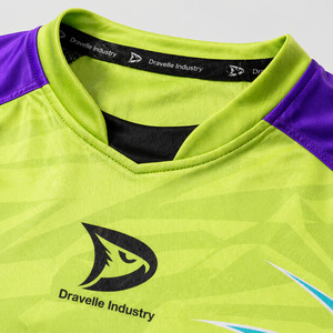 Camisetas Personalizadas para Airsoft y Paintball, Color Verde Lima, con Logotipo en Goma, para Torneos, 100% Poliéster, Económicas - Product Image 5