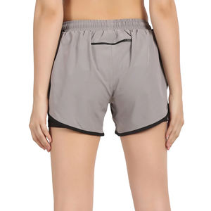 Shorts Deportivos de Doble Capa para Mujer, Cintura Alta, Transpirables, con Capa Interior, Ropa Deportiva, Proveedor OEM - Product Image 2