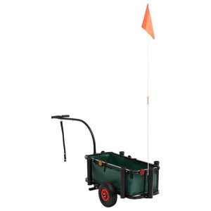 Carrito de Pesca de Acero Negro con Bolsa, Práctico Carrito para Camping - Product Image 6