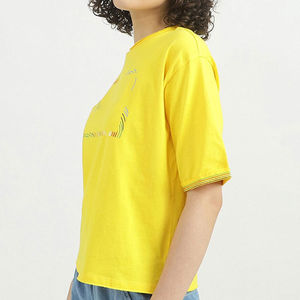 Camiseta Premium para Mujer, 100% Algodón, Transpirable, Cuello Redondo, Estilo Casual de Verano, Ecológica, Venta al Por Mayor - Product Image 2