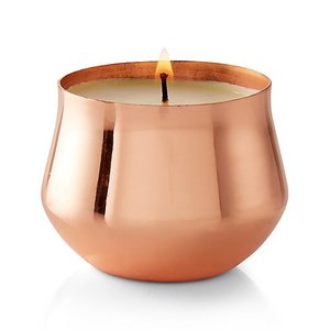Pot à bougie décoratif en métal, pots à bougies en métal couleur or rose - Product Image 5