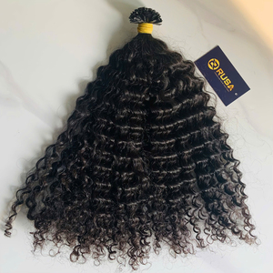 Extensiones de Cabello con Punta Plana al por Mayor, Textura de Cabello Liso/Ondulado/Rizado, Personalizadas, de Alta Calidad, Precio al por Mayor, ¡Oferta Caliente Ahora! - Product Image 2