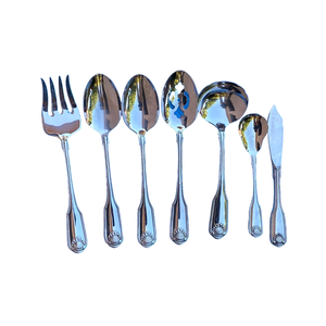 304 Stainless Steel Forged Hammered Steak <b>Knife</b> <b>Fork</b> Spoon Cutlery Set High-End Elegant Mirror Polish Hotel Restaurant Flatware - Product Image 6
