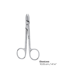 กรรไกรผ่าตัดสแตนเลส IAA SURGICAL INSTRUMENTS ขนาด 10.5 ซม. 4 นิ้ว อุปกรณ์ปฐมพยาบาลแบบใช้มือ คลาส 1 สำหรับปลูกถ่ายเส้นผม - Product Image 6