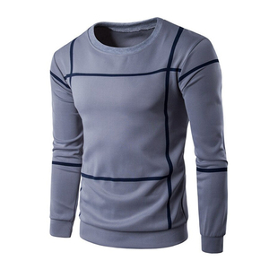 High Quality <b>Men</b> Sweatshirt Long Sleeve <b>Pullover</b> <b>for</b> Modern Casual Fashion Looks High-volume garment factory Wholesale Duty free - Product Image 1