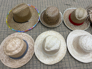 Vietnam Hand-Embroidered Natural Grass Sombrero <b>Straw</b> <b>Hat</b> Striped Cycling Travel Beach Tour Casual Unisex Sports - Product Image 2
