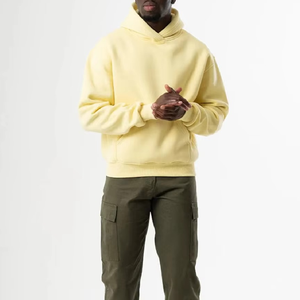 Sudaderas con Capucha para Hombre 100% Algodón, Color Personalizado, Secado Rápido, Transpirables, Básicas para Invierno, Venta Caliente - Product Image 2