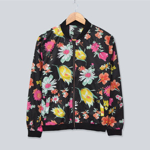 Ergonomic Fit Modern Expression Women Printing Varsity <b>Jackets</b> Relaxed Garment For Casual Fashion And Travel Styling - Product Image 1