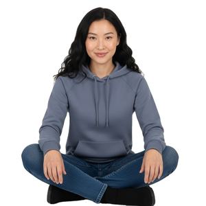 Sudadera con capucha gris frío personalizada, unisex, de corte ajustado, de felpa francesa gruesa, al por mayor, estilo boxy, streetwear, lisa, tipo pullover, completa - Product Image 1