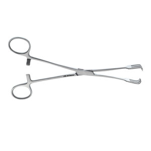 Forceps de traction chirurgicale incurvés pour goitre thyroïdien et amygdales, qualité chirurgicale, 8 pouces, sans rouille, instrument manuel en acier inoxydable - Product Image 5