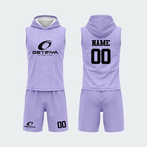 2026 7v7 American Football Uniform with Hood Plus Size Breathable & Quick Dry Front Logo Printed Sleeveless Custom Team <b>Name</b> - Product Image 5